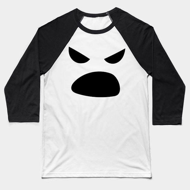 Ghost Face Baseball T-Shirt by BIGUP